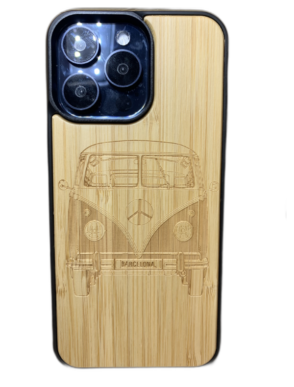 Coque en bambou design vw
