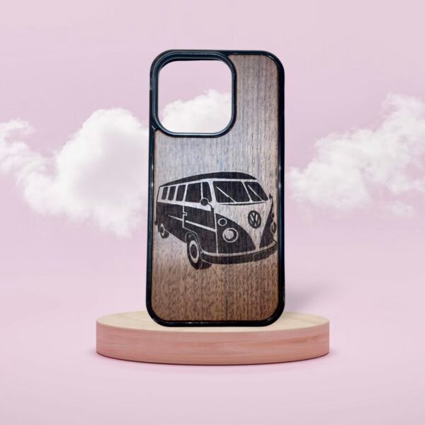 Coque en bois de noyer Combi vw MagSafe